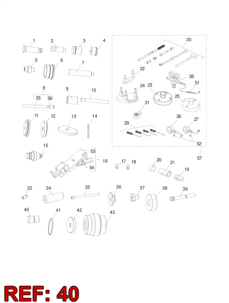 55039870 550 398 70 PUNCH - Sandvik Technical Drawing