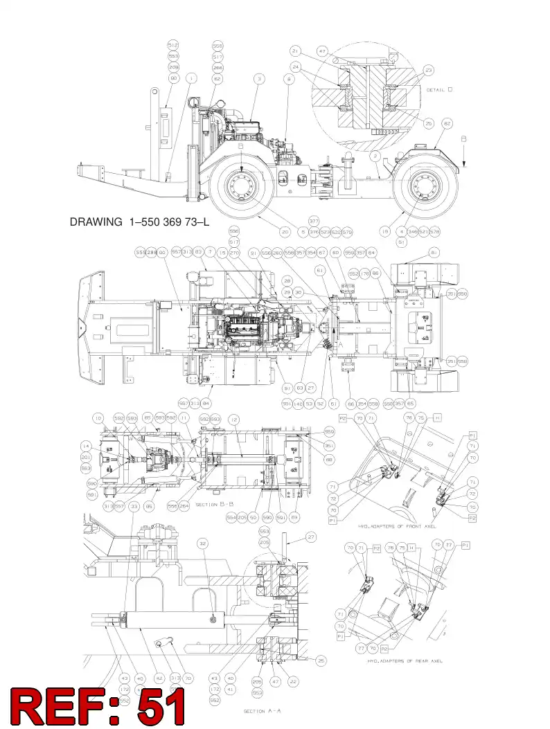 55039916 550 399 16 LOCKING PLATE - Sandvik Technical Drawing