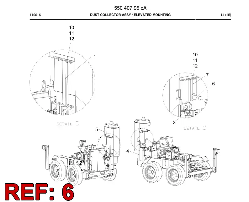 55039940 550 399 40 Intake pipe - Sandvik Technical Drawing