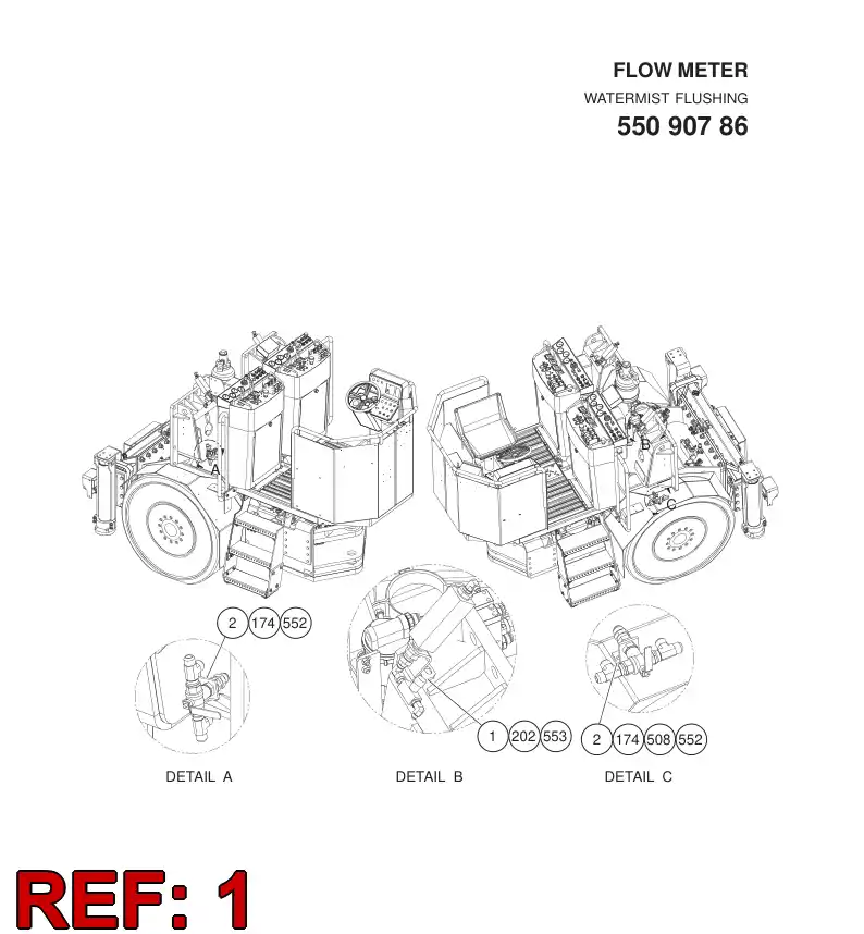 55040094 550 400 94 PLATE - Sandvik Technical Drawing