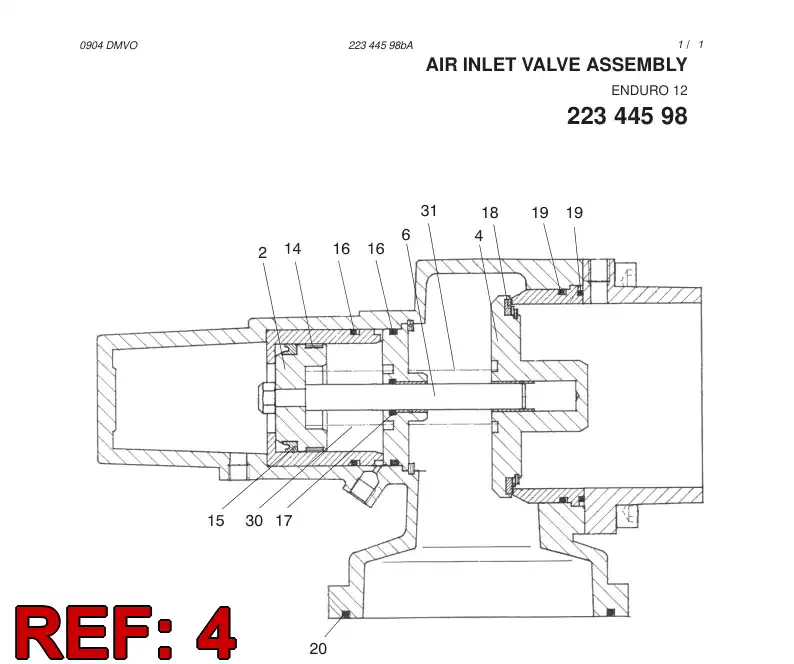 55040101 550 401 01 DISC - Sandvik Technical Drawing