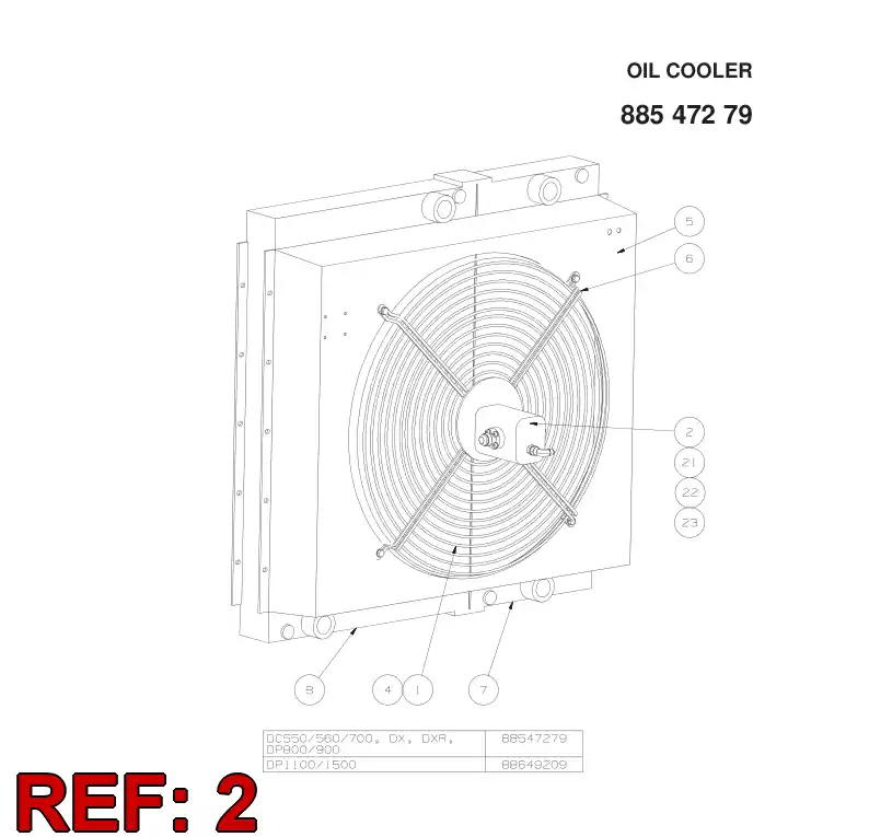 550 403 32 Motor, Hydraulic - drawing