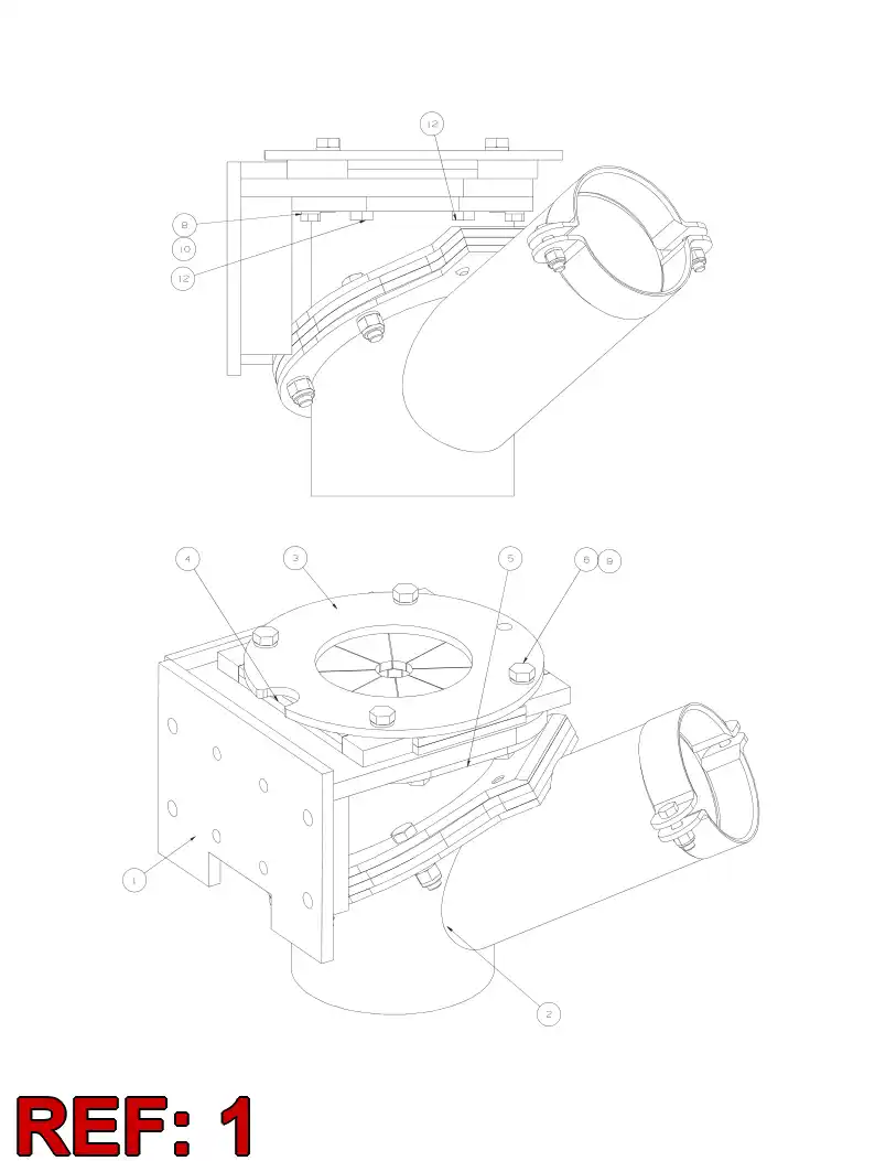 55040479 550 404 79 Frame - Sandvik Technical Drawing