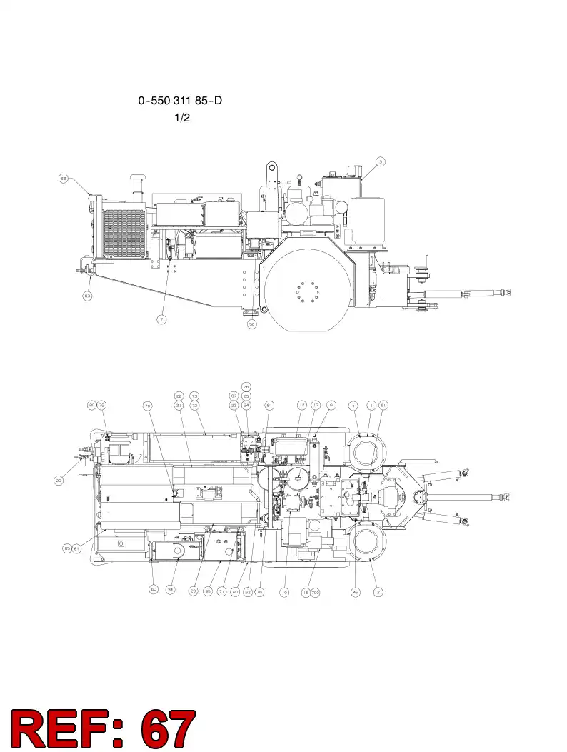 55040494 550 404 94 BRACKET - Sandvik Technical Drawing