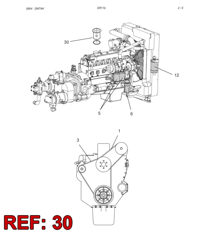 55040554 550 405 54 BREATHER - Sandvik Technical Drawing