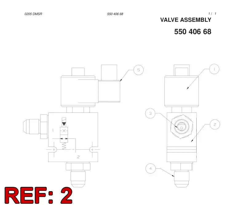 55040594 550 405 94 BODY - Sandvik Technical Drawing