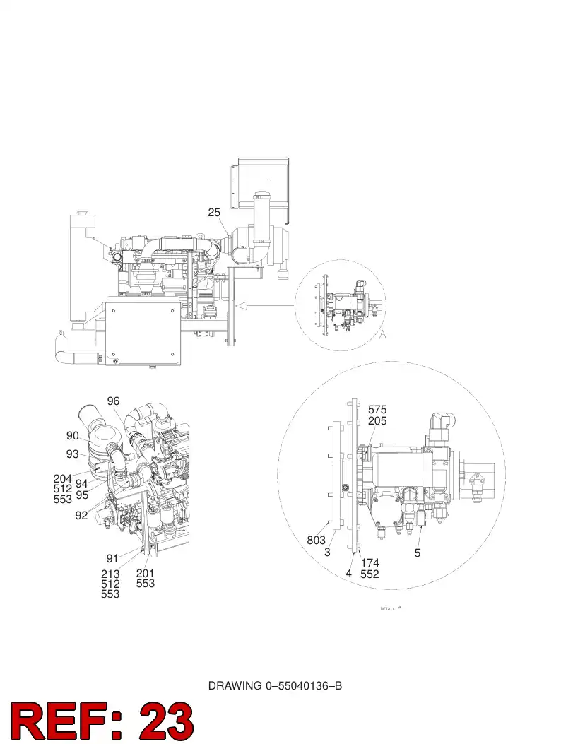 55040629 550 406 29 ELBOW - Sandvik Technical Drawing