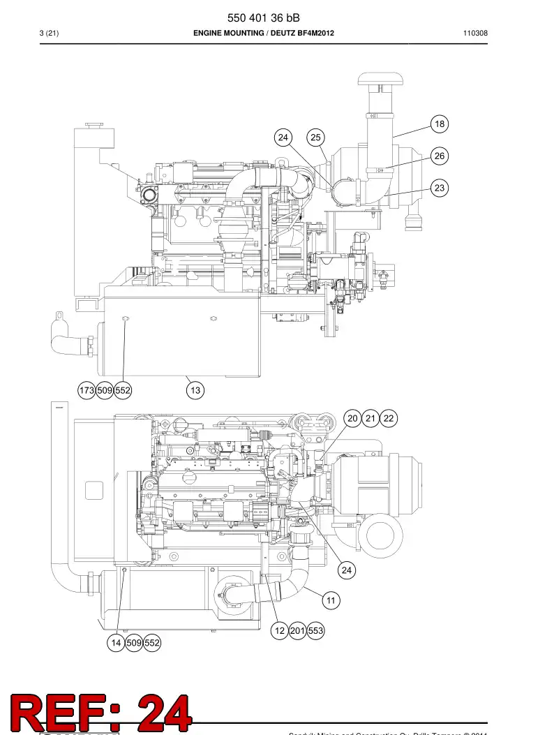 55040630a 550 406 30a Elbow - Sandvik Technical Drawing