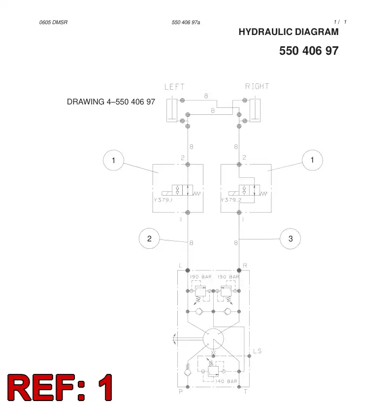 55040668 550 406 68 VALVE ASSEMBLY - Sandvik Technical Drawing
