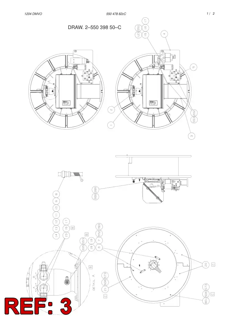 55040842 550 408 42 BRACKET - Sandvik Technical Drawing