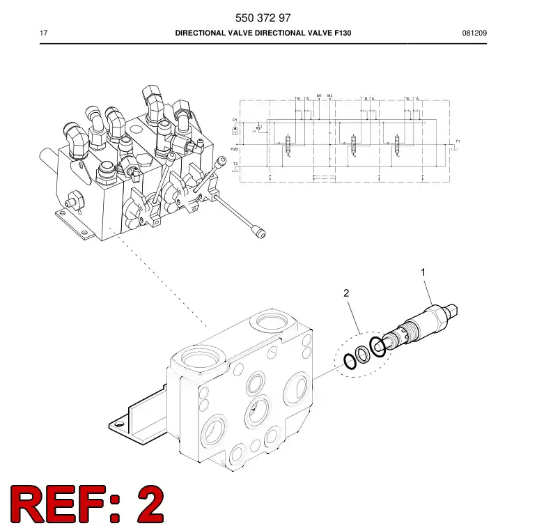 55040868 550 408 68 Seal kit - Sandvik Technical Drawing