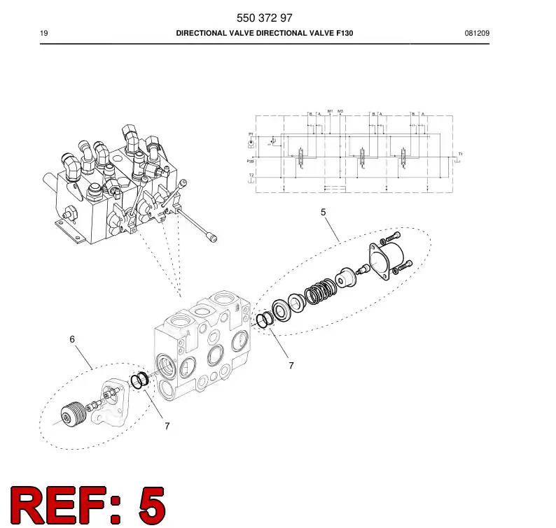 55040871 550 408 71 Assembly parts - Sandvik Technical Drawing
