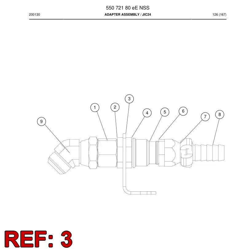 55041189b 550 411 89b Plate, Mounting - Sandvik Technical Drawing