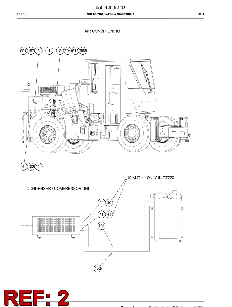 55041245 550 412 45 Bracket - Sandvik Technical Drawing