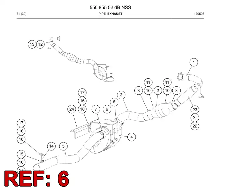 55041450a 550 414 50a Bracket - Sandvik Technical Drawing