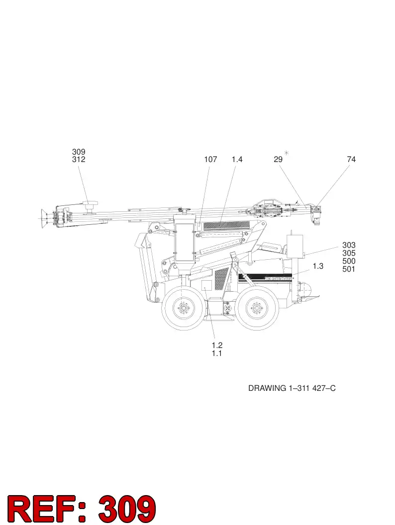 55041473 550 414 73 SAFETY WIRE ASSEMBLY - Sandvik Technical Drawing