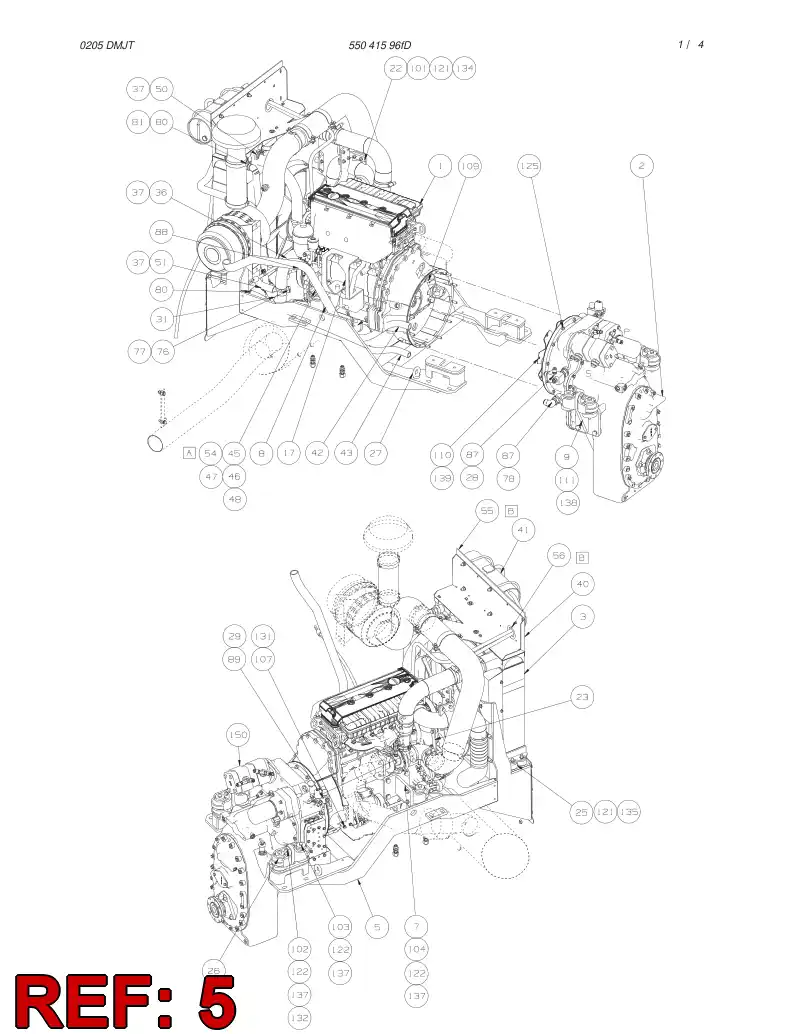 55041588 550 415 88 BRACKET - Sandvik Technical Drawing