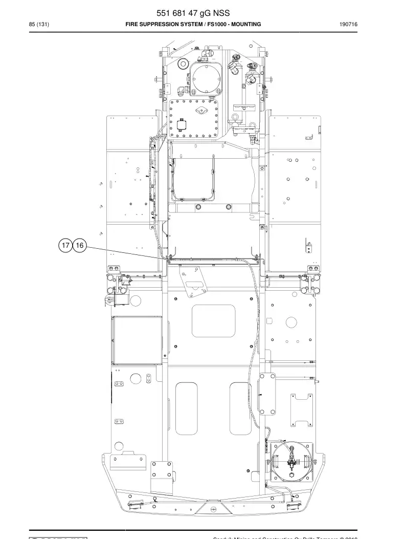 55041614 550 416 14 Fitting - Sandvik Technical Drawing