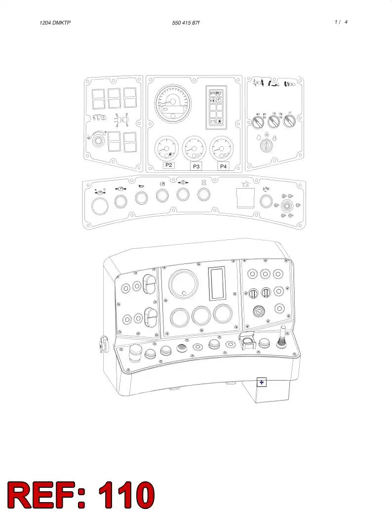 55041618 550 416 18 PRING METER - Sandvik Technical Drawing