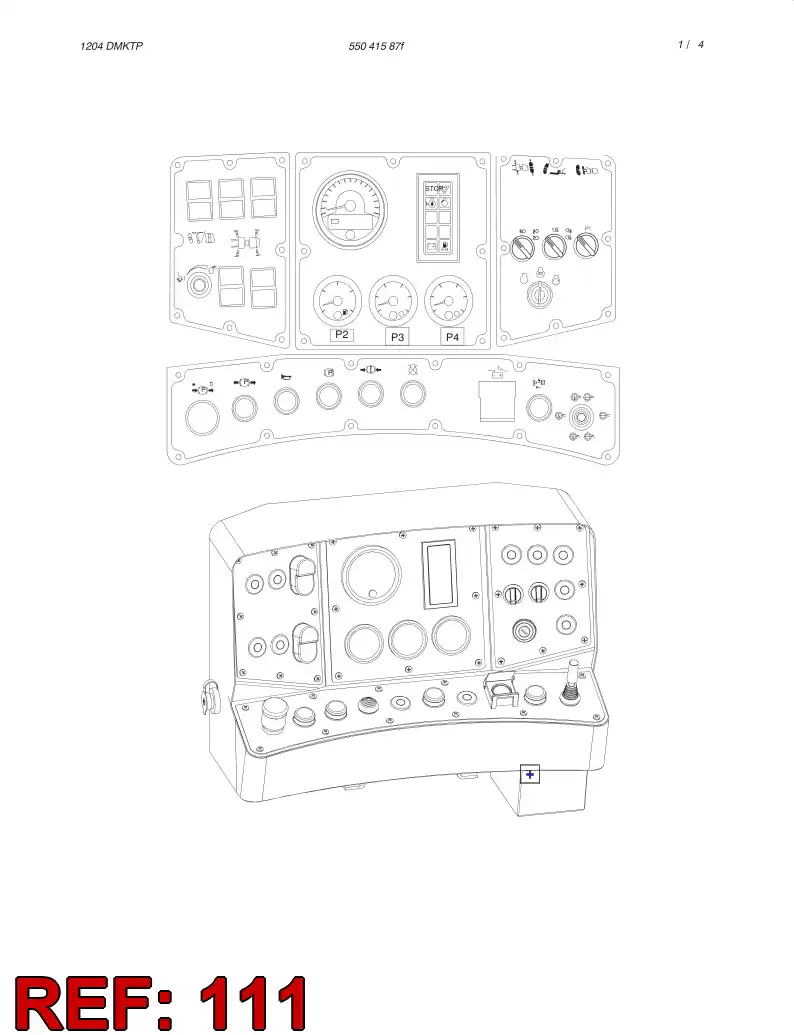 55041622 550 416 22 PRE-WIRED PLUG CABLE - Sandvik Technical Drawing