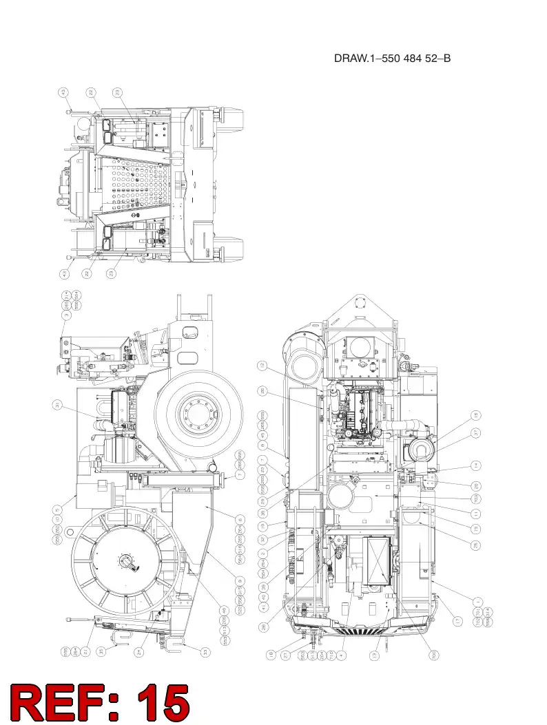 55041696 550 416 96 SAFETY BAR - Sandvik Technical Drawing