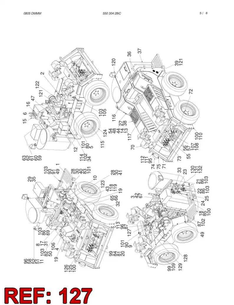 55041739 550 417 39 VALVE ASSEMBLY - Sandvik Technical Drawing