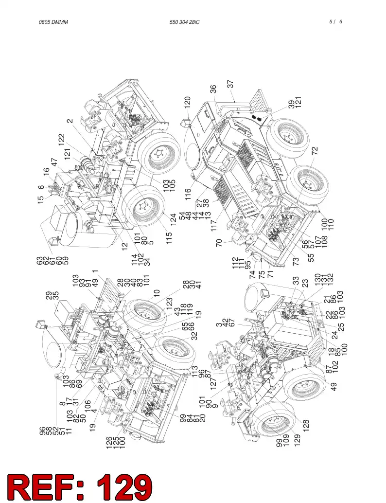 55041741 550 417 41 VALVE ASSEMBLY - Sandvik Technical Drawing