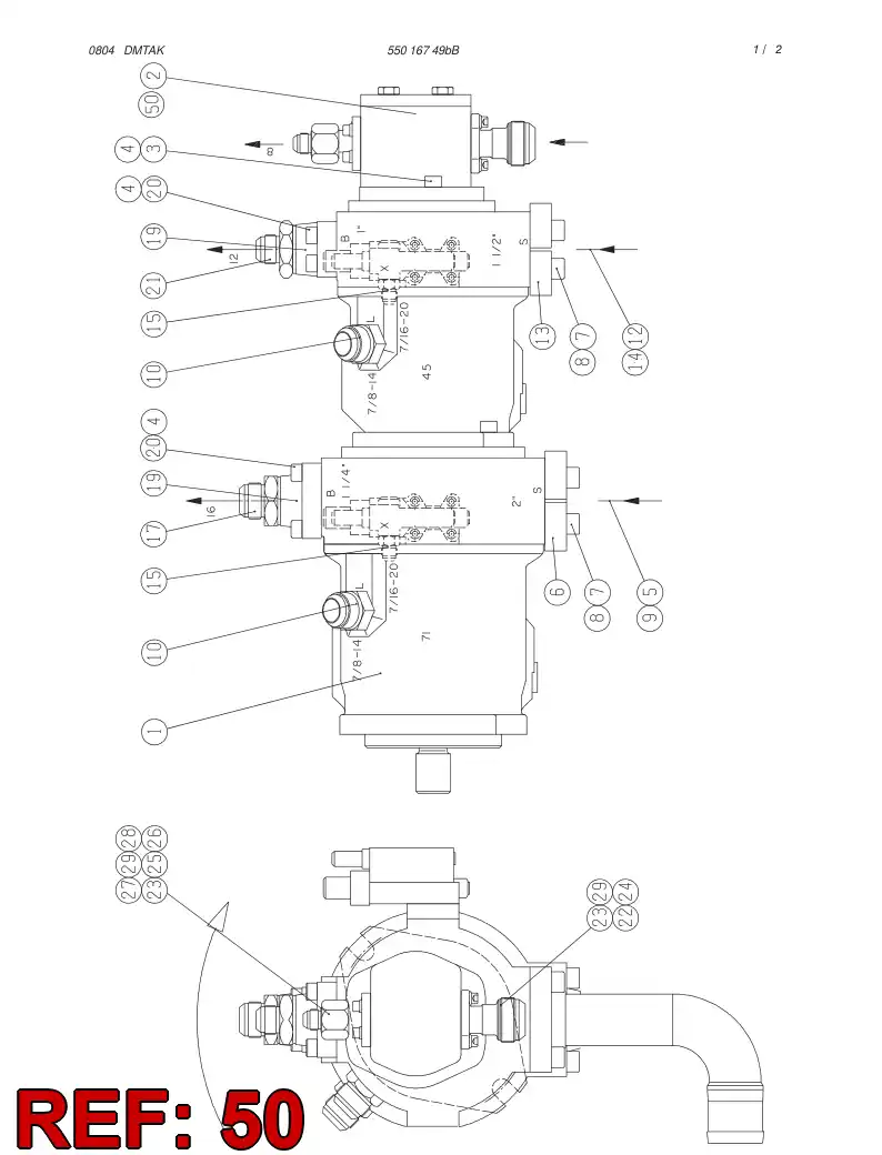 55041793 550 417 93 Seal kit - Sandvik Technical Drawing