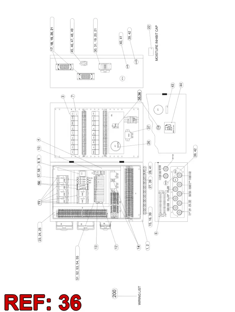 55041836 550 418 36 SWITCH ACCESSORY - Sandvik Technical Drawing