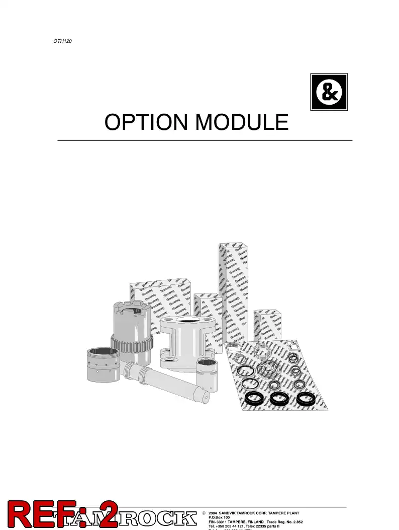 55041980 550 419 80 GREASE UNIT - Sandvik Technical Drawing