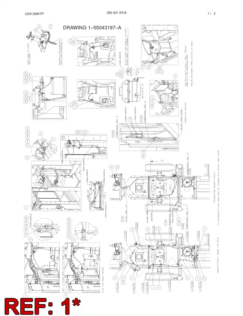 55042022 550 420 22 SPRAY NOZZLE ADAPTER ASSEMBLY - Sandvik Technical Drawing