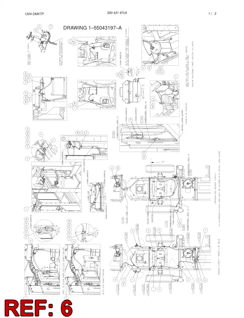 55042026 550 420 26 SPRAY NOZZLE ADAPTER ASSEMBLY - Sandvik Technical Drawing