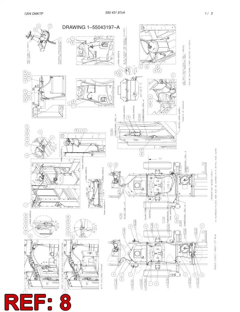 55042030 550 420 30 SPRAY NOZZLE ADAPTER ASSEMBLY - Sandvik Technical Drawing