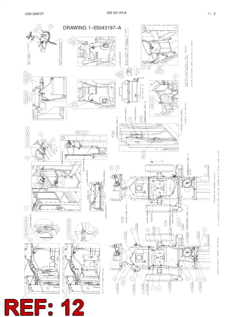 55042112 550 421 12 ADAPTER ASSEMBLY - Sandvik Technical Drawing