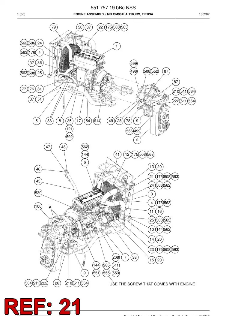 550 421 90b Plate - drawing