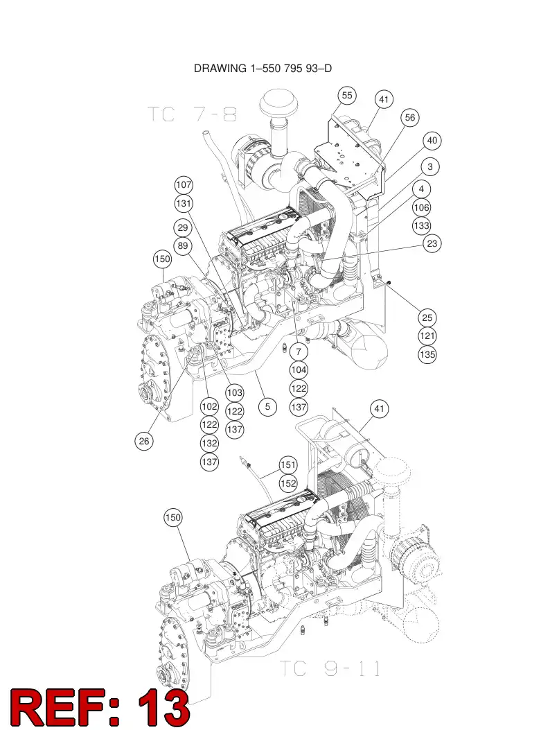 55042328 550 423 28 Hose, Rubber - Sandvik Technical Drawing