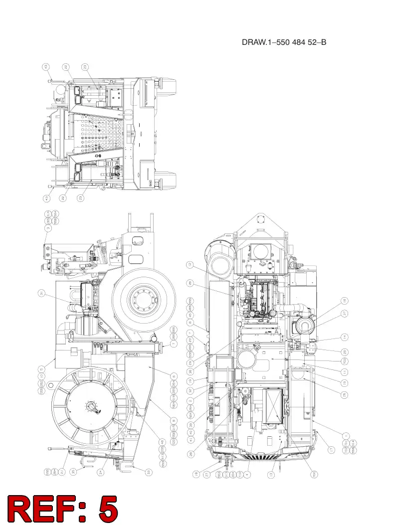 55042420 550 424 20 WATER PUMP - Sandvik Technical Drawing