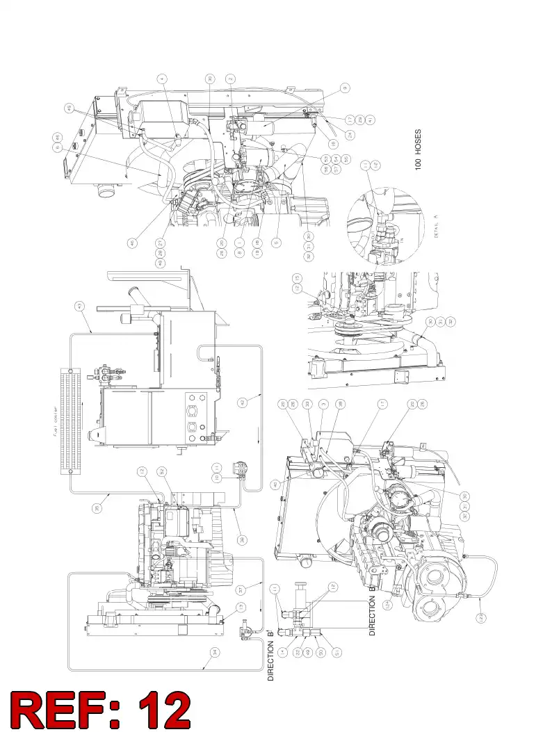 55042433 550 424 33 STRAIGHT THREAD ADAPTER - Sandvik Technical Drawing