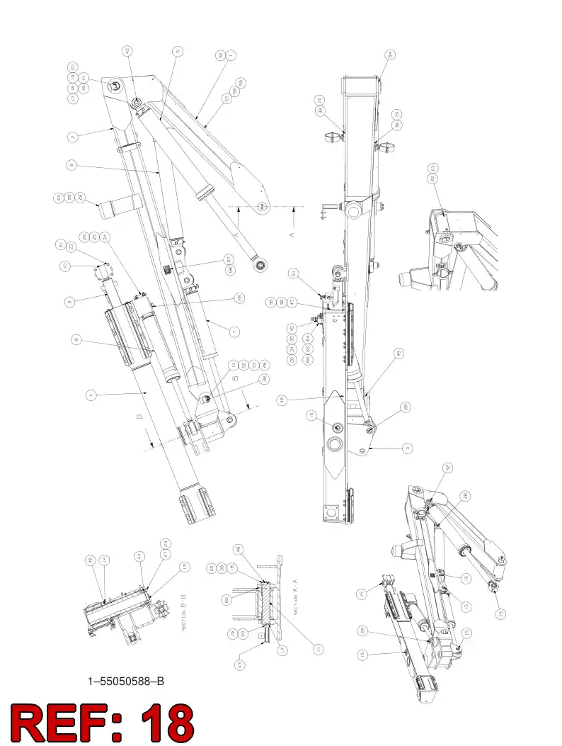 55042446 550 424 46 Washer - Sandvik Technical Drawing
