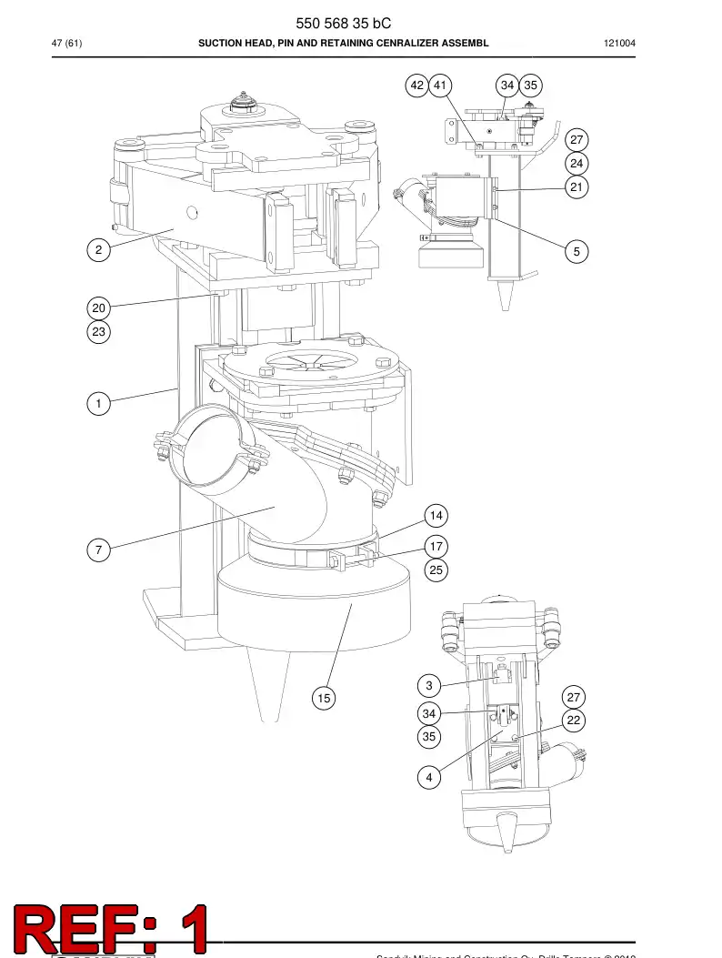 55042604 550 426 04 Ground pin - Sandvik Technical Drawing
