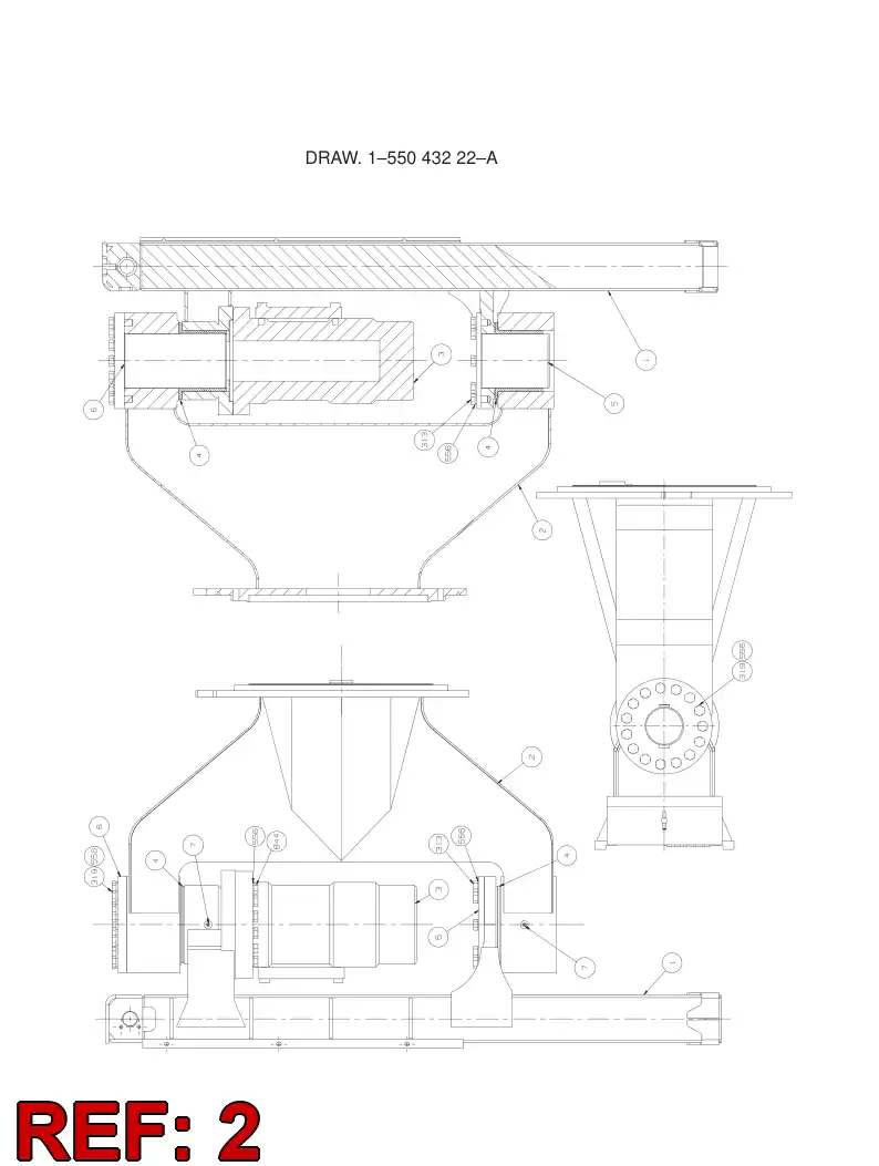 55042750 550 427 50 BOOM - Sandvik Technical Drawing