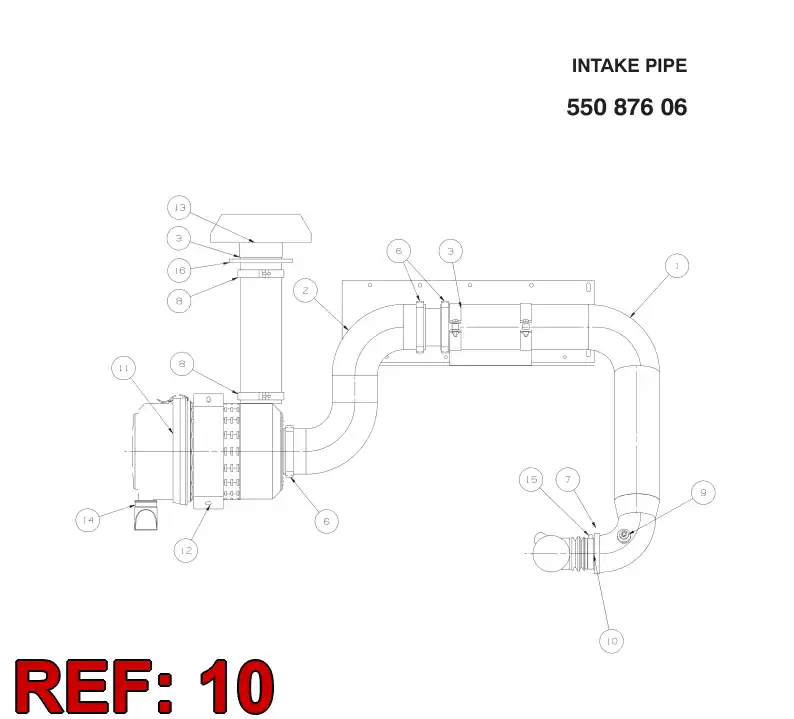55042825 550 428 25 PIPE - Sandvik Technical Drawing