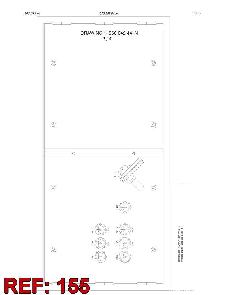 55042857 550 428 57 PROTECTIVE HOSE - Sandvik Technical Drawing