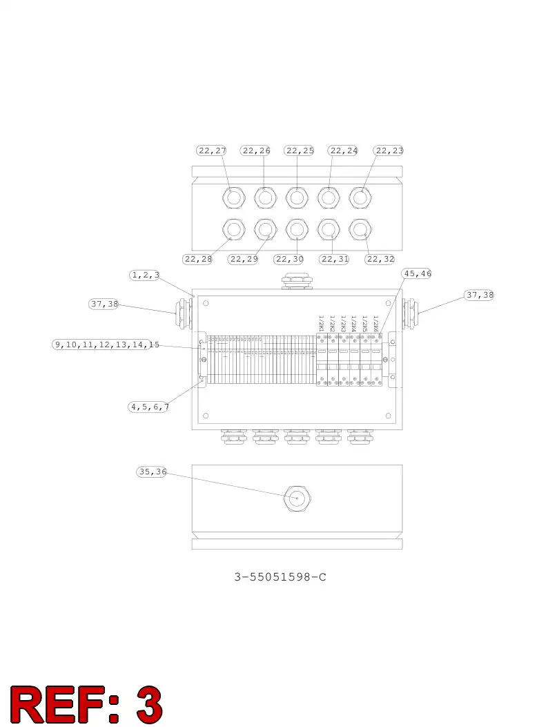 55042898 550 428 98 WIRING INSTRUCTION - Sandvik Technical Drawing