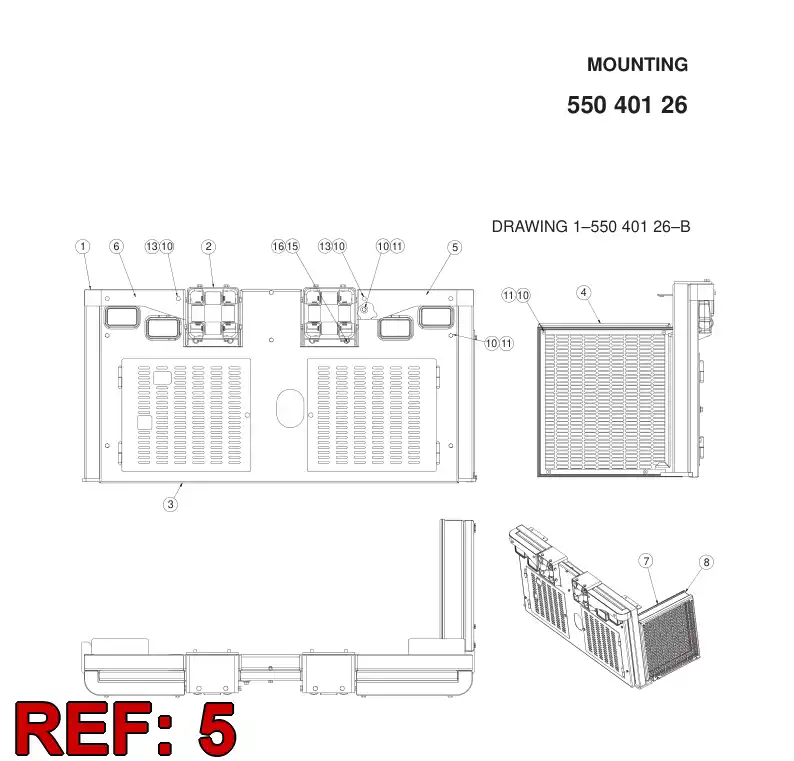 55042944 550 429 44 COVER - Sandvik Technical Drawing