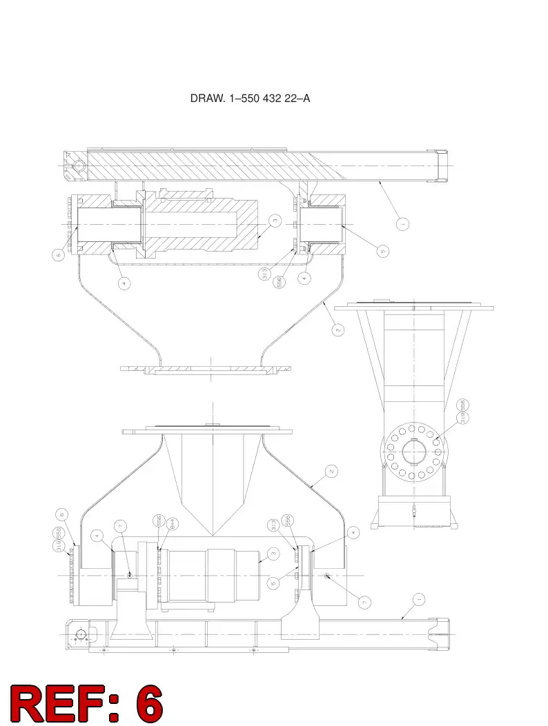 55043072 550 430 72 HOLLOW SHAFT - Sandvik Technical Drawing