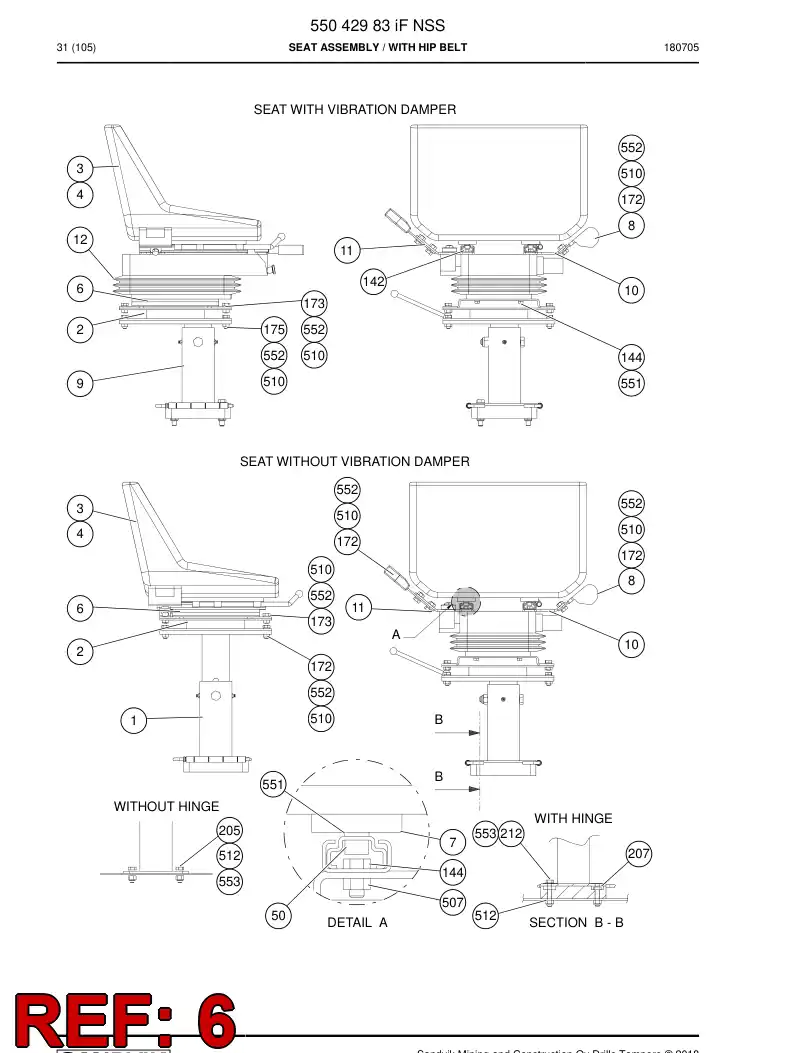 55043481d 550 434 81d Fitting piece - Sandvik Technical Drawing
