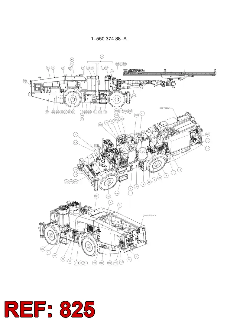 55043934 550 439 34 COVER PLATE - Sandvik Technical Drawing