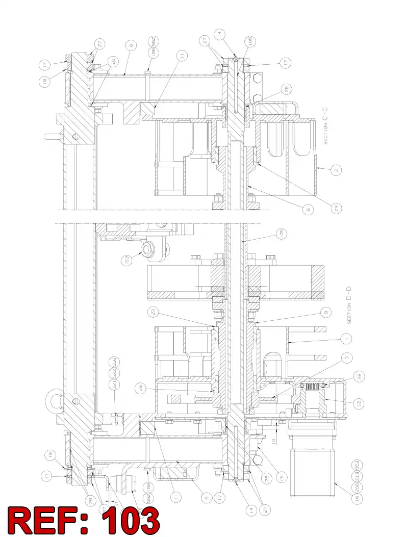 55044037 550 440 37 FIXED JAW RETAINER - Sandvik Technical Drawing