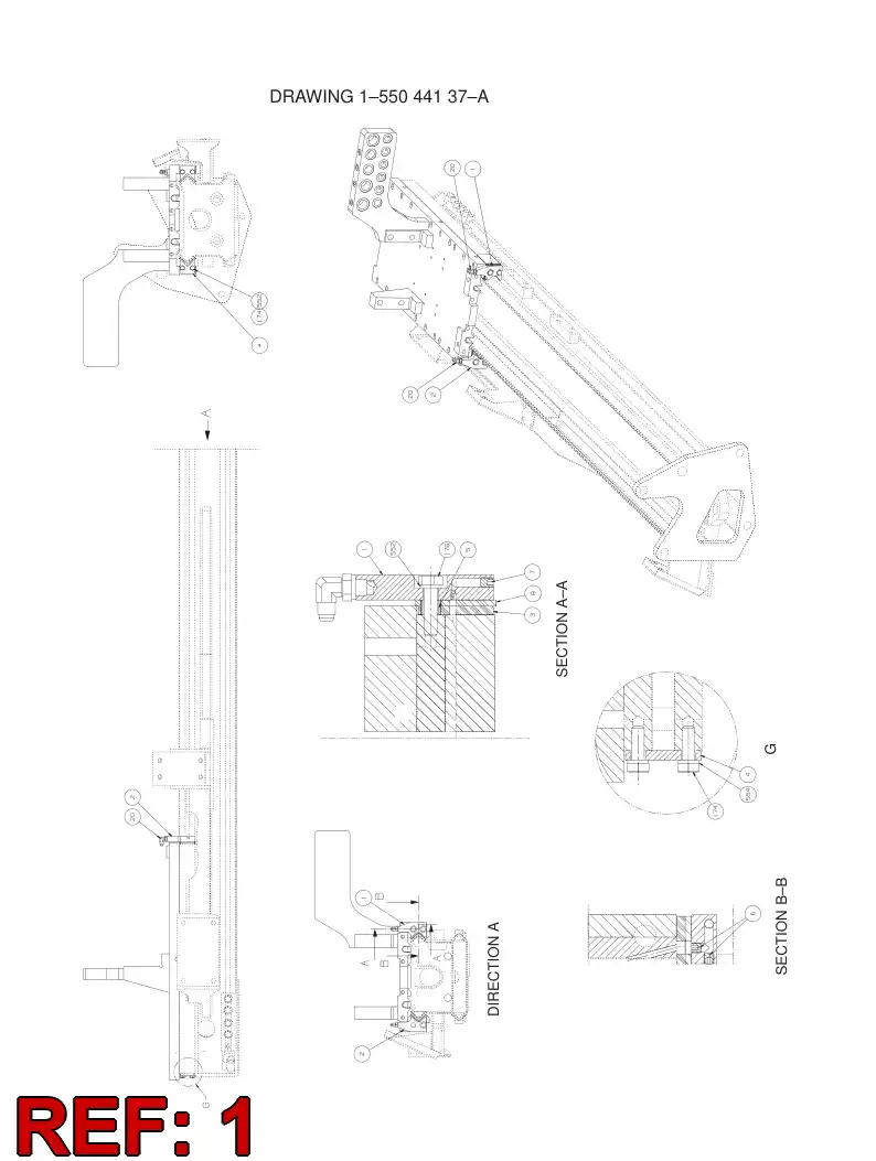 550 440 56 Plate - drawing